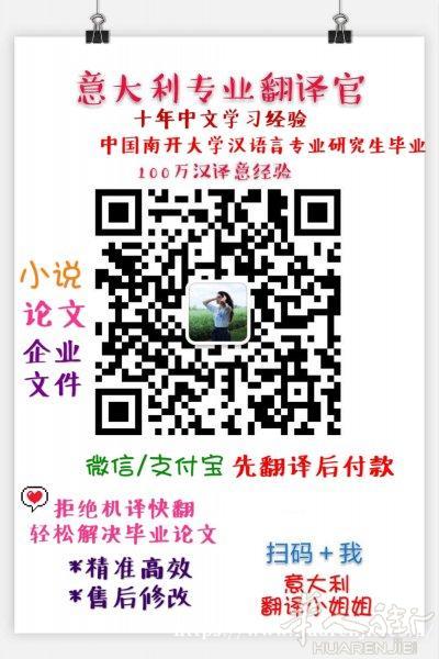最专业的中意翻译