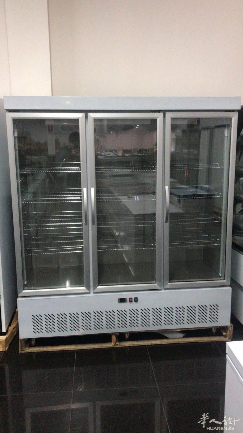 不锈钢门玻璃门冰箱，全新升级 更大容量。.