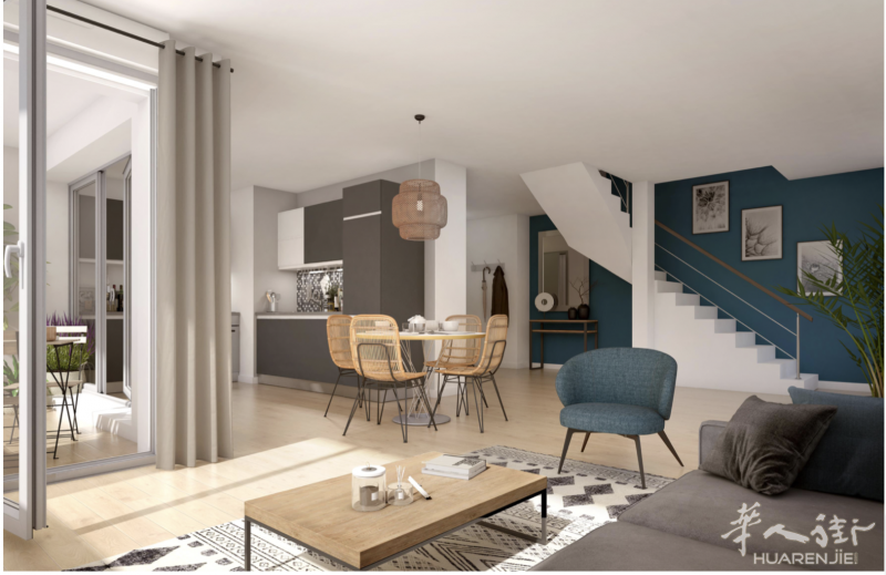 Bobigny 两房一厅新房 结构非常方正 进地铁1分钟🏠