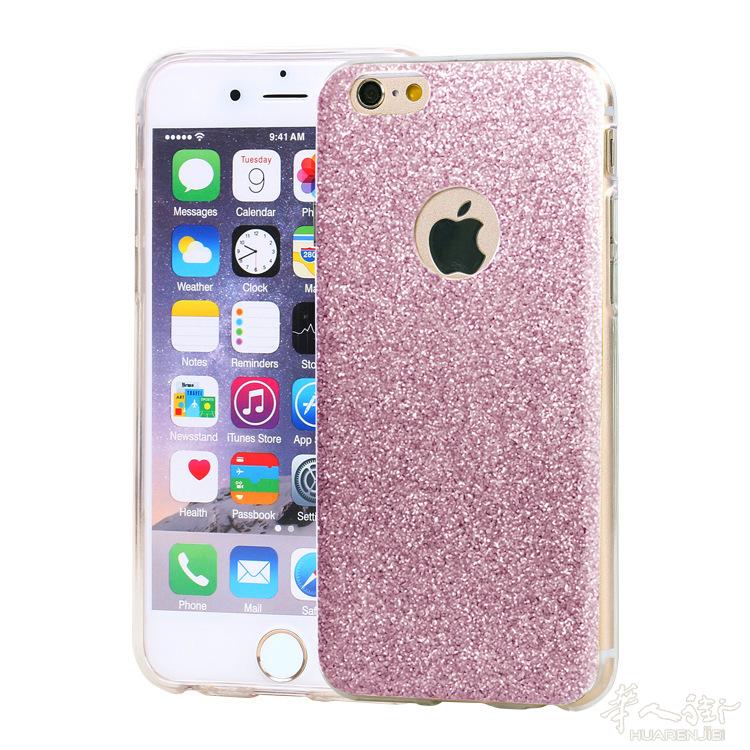 苹果6，iPhone 6 亮片手机壳 软壳，5欧一个