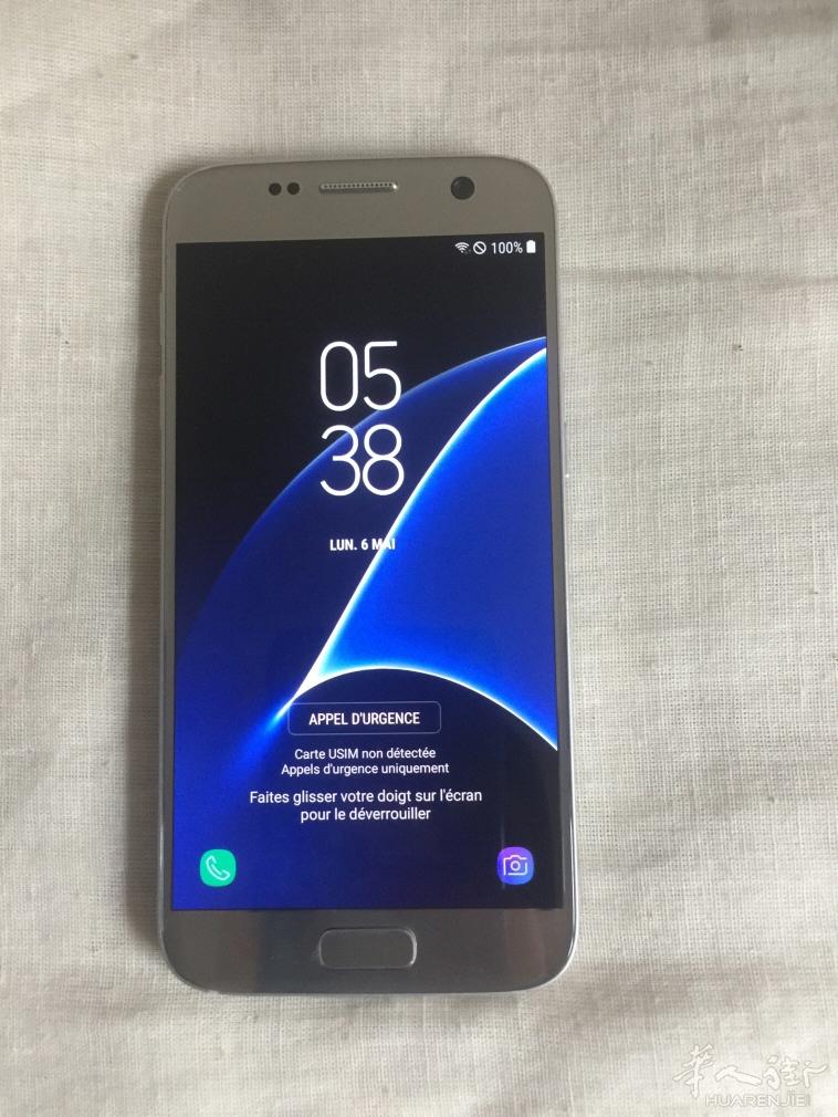 三星手机 Galaxy S7 32GB 银色 转卖 没有划痕 从韩国带过来的--小巴黎