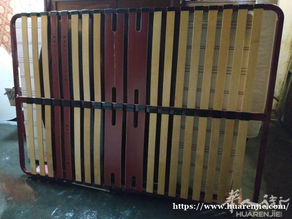 全木床头床尾床架140✘190双人厚床垫让130欧