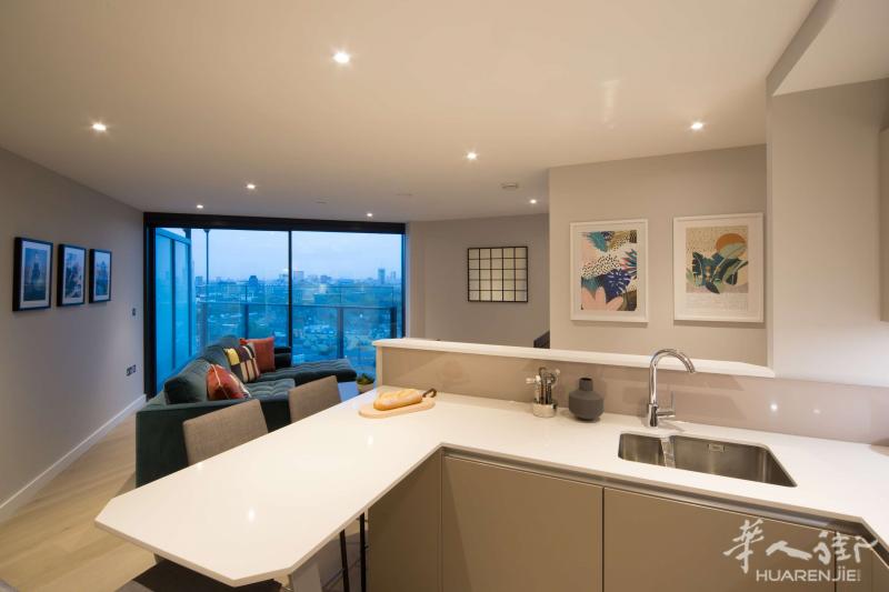 UNCLE- elephant & Castle 高级高层公寓 Studio Flat (步行UAL至UAL LCC 只需2分钟)