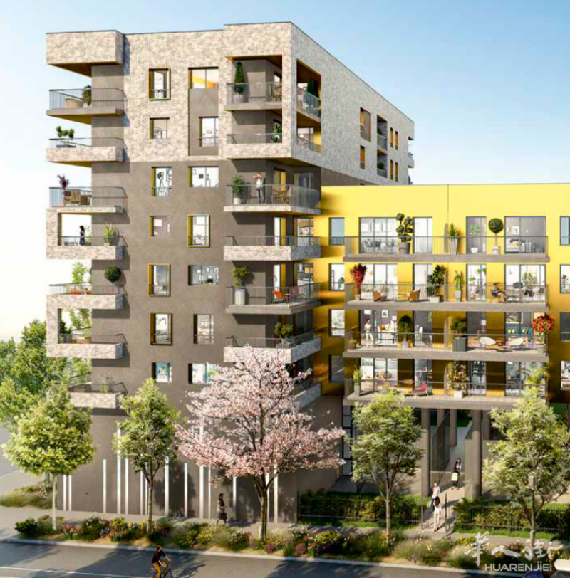 92省 ASNIERES 河边新楼盘二期开盘 600米地铁15号线/RER C