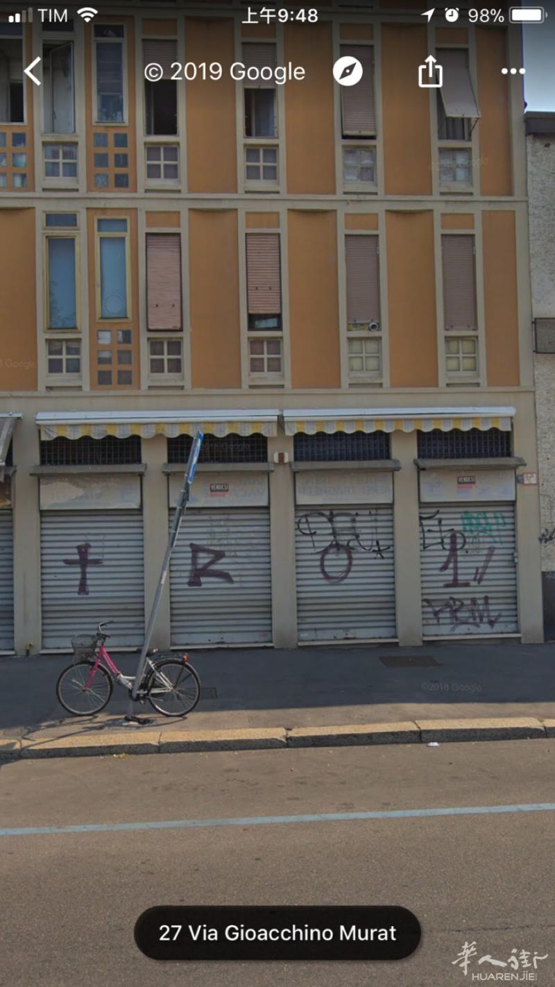 米兰 via Murat 38   一店铺出租，四