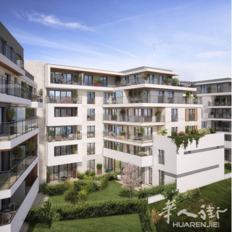 大巴黎92省新楼盘，享TVA 5.5%!170000欧起享26.5平米单身公寓，2021年交房！