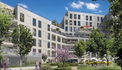 95省 BEZONS市中心新房，可享TVA5.5%,紧邻T2电车线，12分钟直达La Défense！
