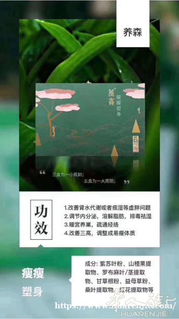 养森瘦瘦包 和 养森 孝素粉