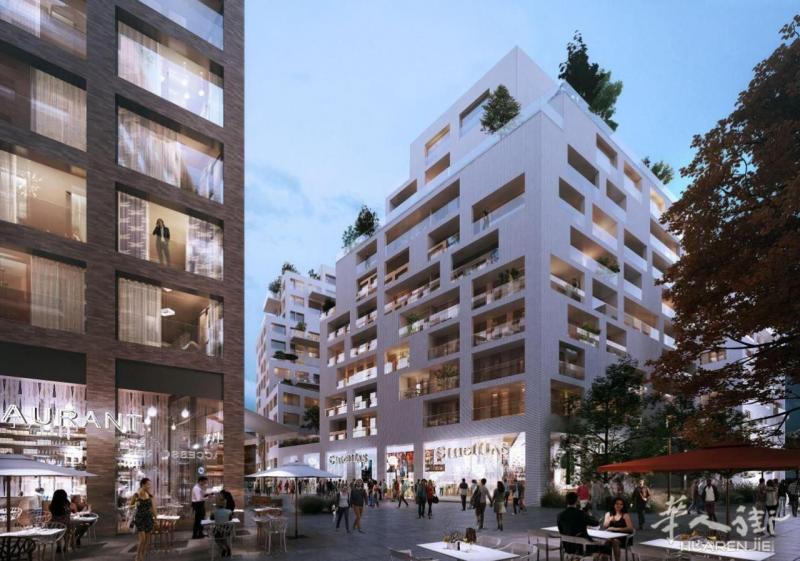 93省Bobigny 新环保社区 商业办公文娱学校 地铁5号线 T1 居住或投资最佳选择