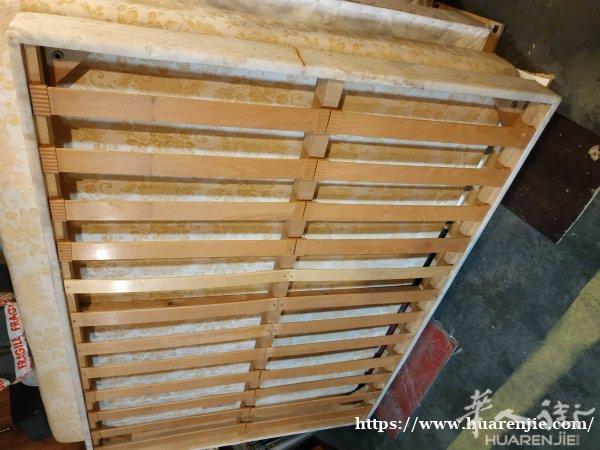 双人大床140✘190床垫床架出让120