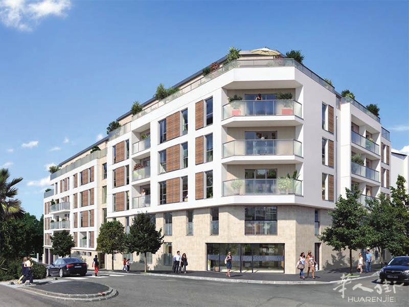 大巴黎95省Argenteuil 275700欧起享62.4平米两室一厅+9.7平米大阳台+车位！