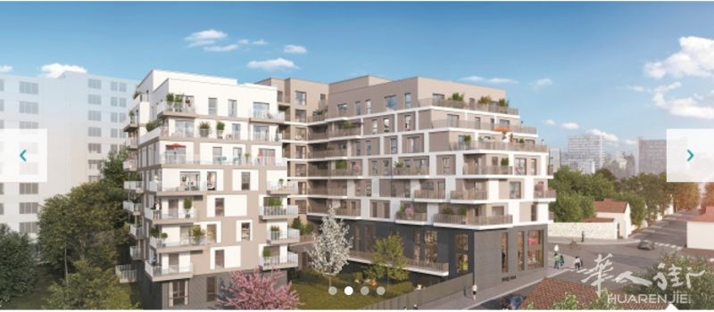 Bagnolet 93省 与巴黎20区一条环城公路之隔 新楼盘 交通生活便捷 尽快致电咨询