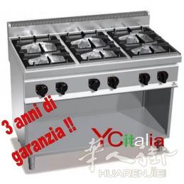 意大利 餐专用6火炉灶1434欧元包邮https://www.ycitalia.com/it/cucine