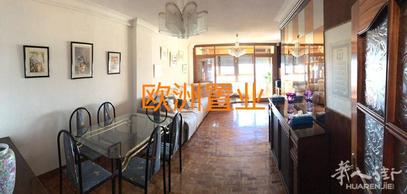 马德里市区地铁九号线ARTILLEROS走路约10分钟超大户型公寓出租