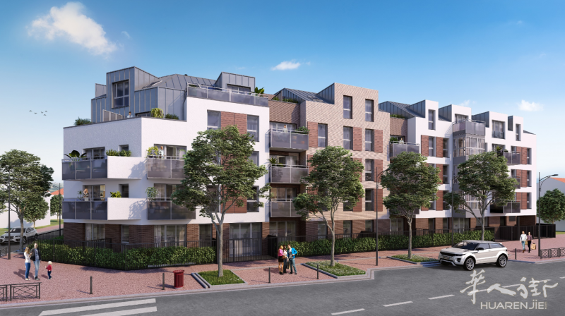 *限时优惠*94省Créteil新楼盘 地铁400米 两房一厅32万 5570 €/m²