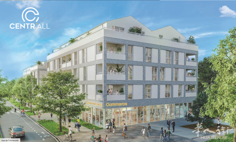 93省 Neuilly Sur Marne 距巴黎12公里 新楼盘位于Le Parc de Maison Blanche Bus113 RER E RER A