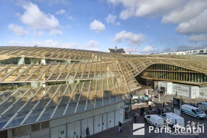 巴黎1区 Chatelet - Les Halles出口处 双卧室公寓出租