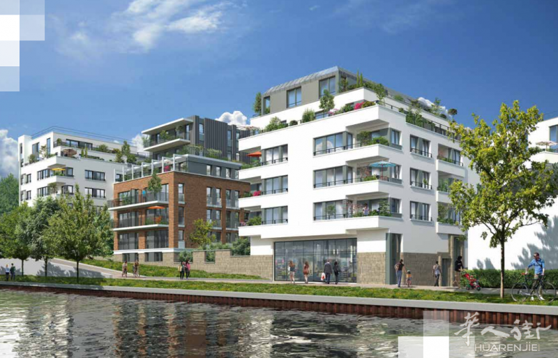 93省 Bondy 运河边新楼盘3780€/m² TVA5.5