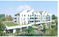 法国海边城市, Dives Sur Mer,与 Cabourgr 城市邻街,41平方米, 新房, 以Pinel房出租. 不带家具,3/6/9年出租
