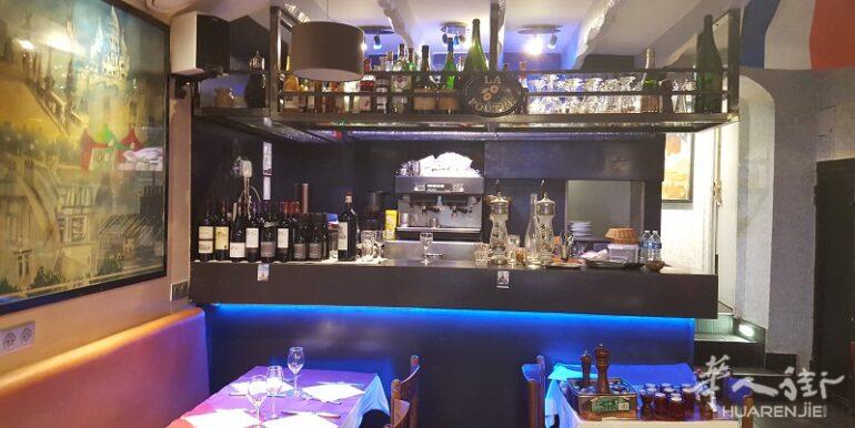 小巴黎18区餐厅酒吧出售租赁（75018），总面积105平（编号: 058F90447）（430，000€）