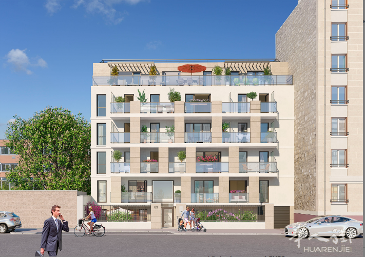 94省Saint-Maur-des-Fossés地铁房，自住价235374€享38平单身公寓+8平阳台+8平花园+车位！