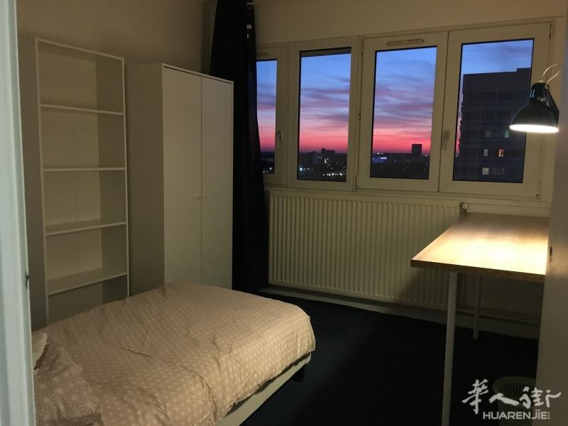 Mons-en-Barœul(59370) 单间分租 房东直租 里尔学生公寓出租，地铁口，提供全套家具，接受预定