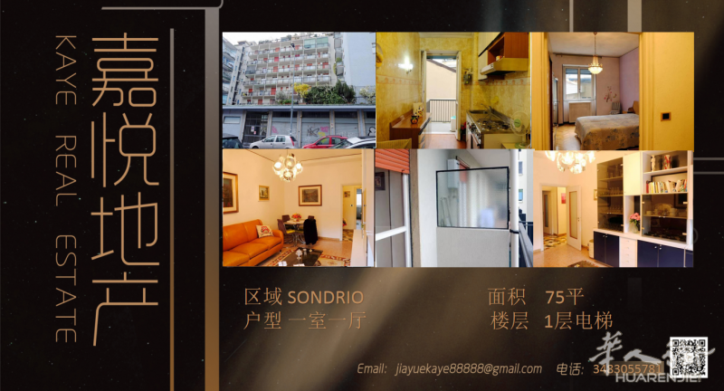 【嘉悦地产】Sondrio 一室一厅出售！！！