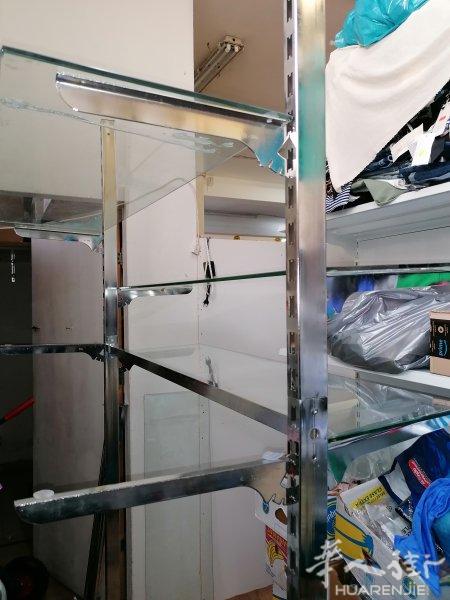 玻璃双面架 高2米 宽150 玻璃宽35公分