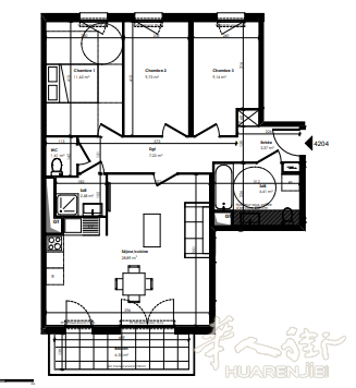 94省BONNEUIL SUR MARNE现代公寓，享增值税减免