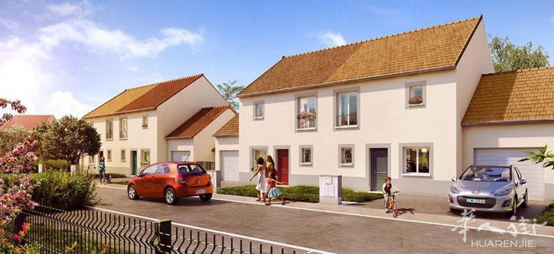 大巴黎91省BALLANCOURT-SUR-ESSONNE 联排别墅,今年年底交房!
