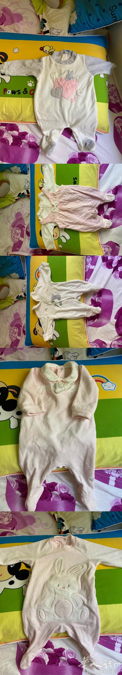 出售二手女婴连体衣，0-3个月，10欧打包！有意者