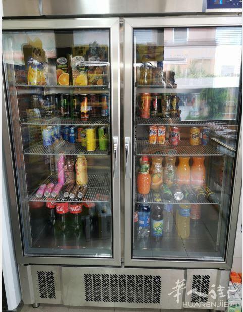 出售二手糖果店  双门酒水冰箱