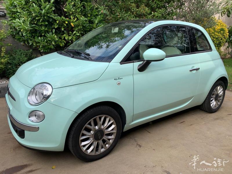 马卡龙色FIAT500自动档7至8成新车出售