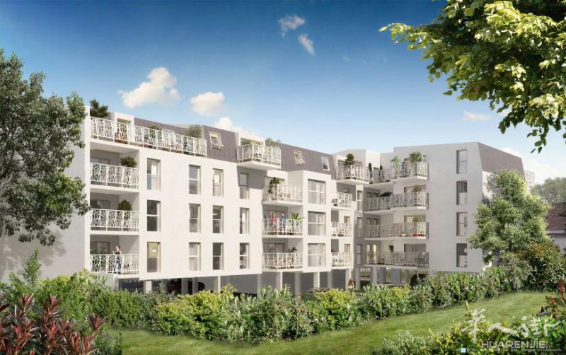 大巴黎95省Sarcelles 现代公寓，楼王户型三室一厅，享天台美景，享增值税减免