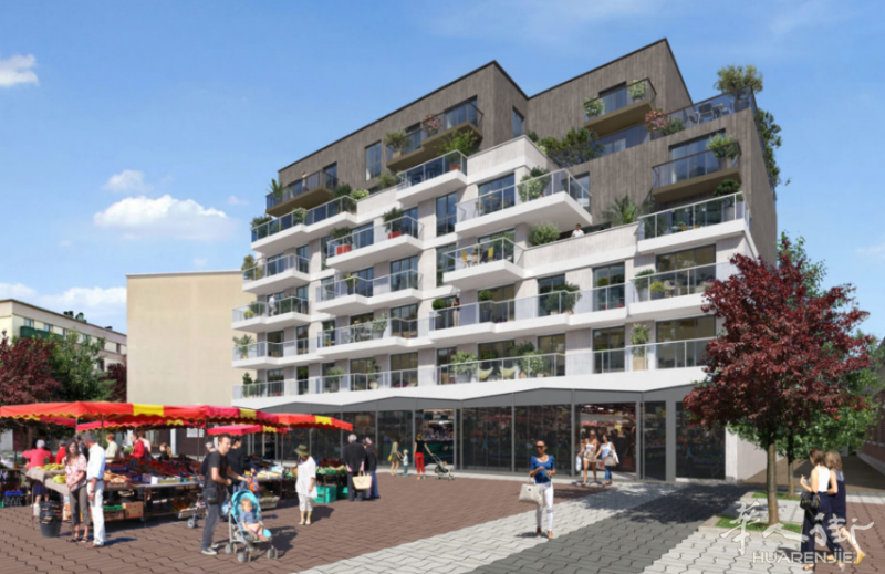 LIVRY GARGAN三室一厅,住宅楼下有早市,商店,学校等,附近还有大型购物中心