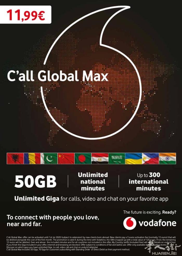 Vodafone意大利信号最好的电话公司