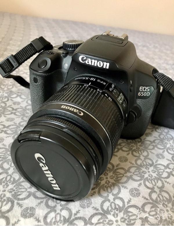出一个佳能单反相机EOS650D，自认为保养得