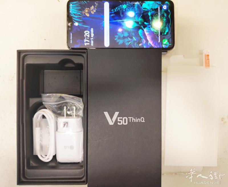 出外观99新LG V50 黑色，6加128g，骁龙855，2K超清屏