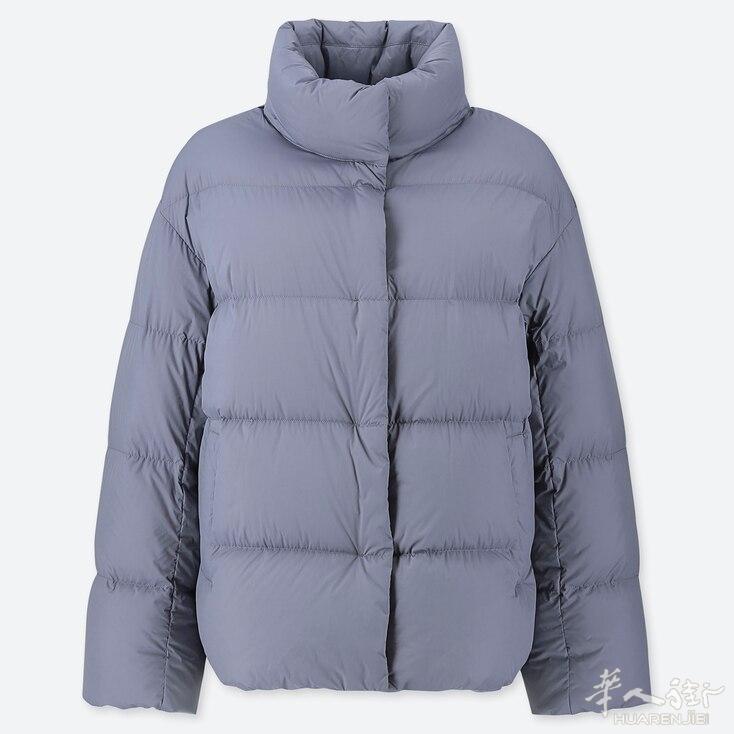 优衣库蓝色超轻羽绒服S码
