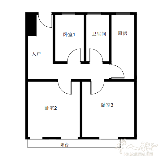 【无中介】马德里 6号线 Carpetana 三室一厨一卫出租 可整租可分租