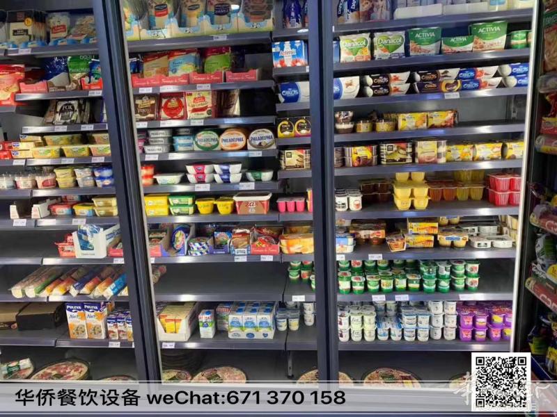 超市连排多门冰箱尺寸订制，欧洲大品牌厂家直供