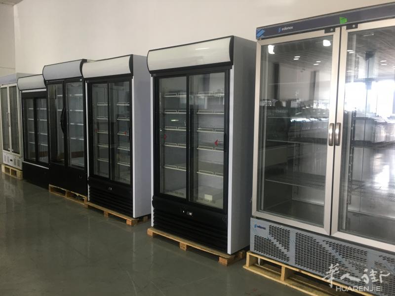 出售超市酒水冰箱，厨房不锈钢工作台冰箱等