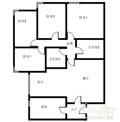 【无中介】马德里北部富人区1号线Pinar de Chamartín四室出租