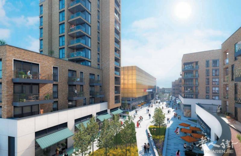 位于西四区Hounslow High Street的全新两卧室公寓，带超大露台 (£1650/月)