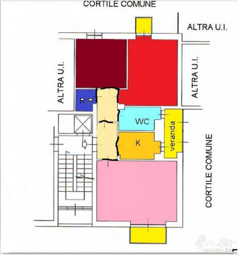 Via val di bondo 21  Scala G 三室！有电梯，1380/每月，家具已订好。可签正规合同
