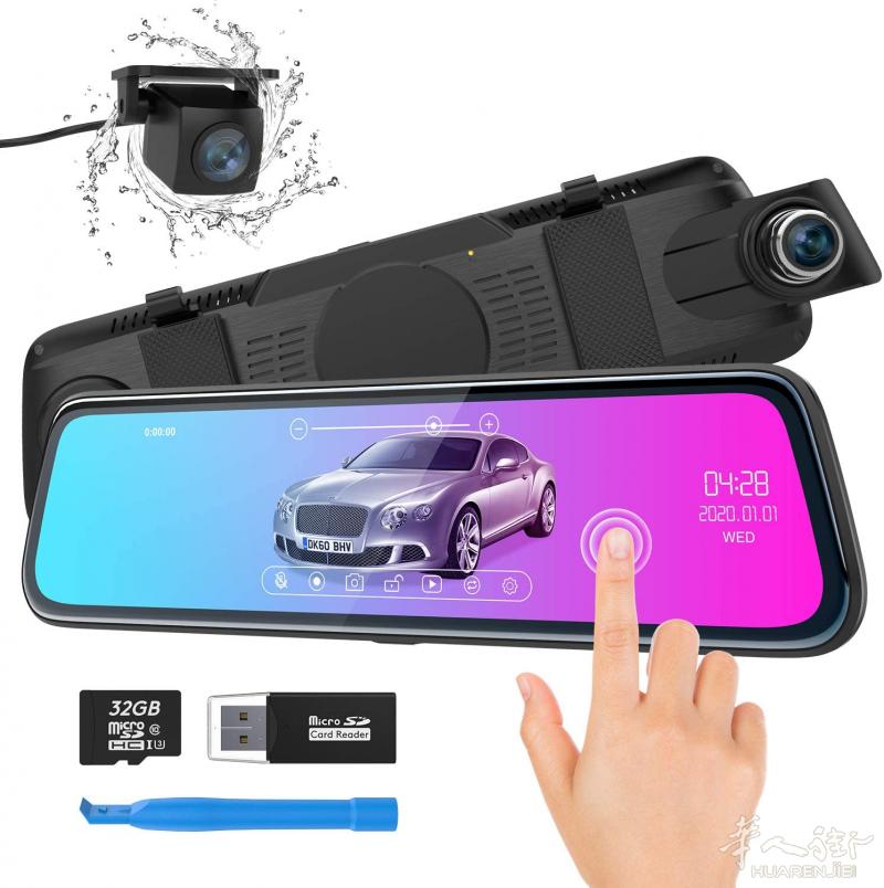 行车记录仪高清Carview2 10\\\" Touchscreen Telecamera per Auto