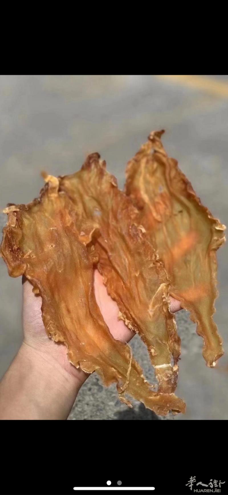 25头漂亮老鳕鱼胶🐟
老胶，足干，厚肉，颜色腊黄