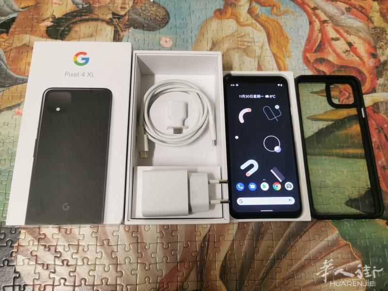 出二手谷歌pixel 4 xl 黑色6加64g，完美成色，带盒配件，在保！买到赚到