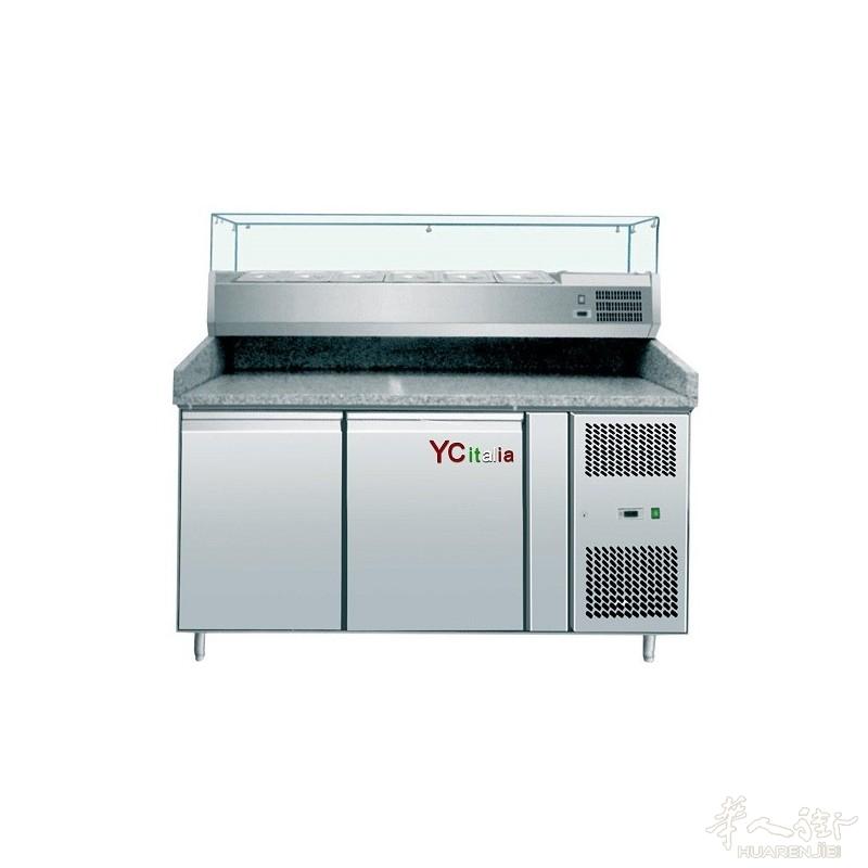 PIZZA冰箱如图,尺寸 1510x800x1000 h,价格1527+IVA包邮