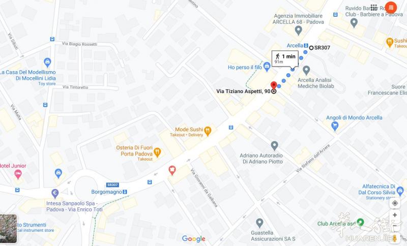 Padova Arcella电车站大房间出租 4室1厅2卫新装修
